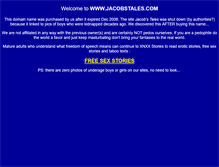 Tablet Screenshot of jacobstales.com